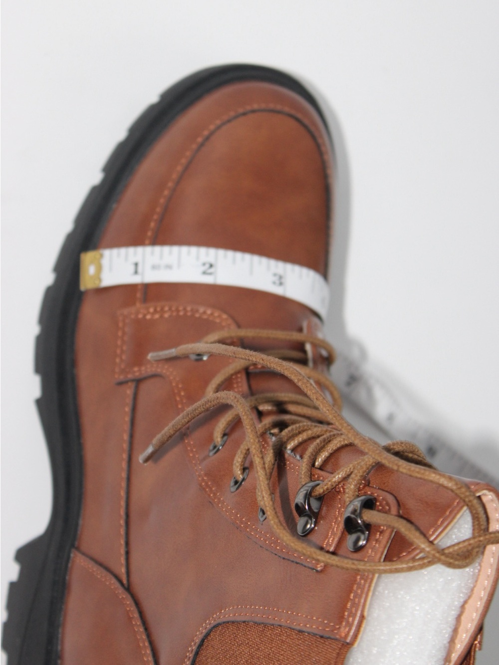 Brand New (NWOT or Box) Women’s Brown Lace-Up Combat Boots - Picture 8 of 9